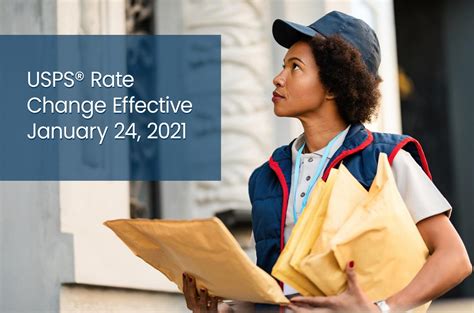 Usps Rate Change Effective January 24 2021