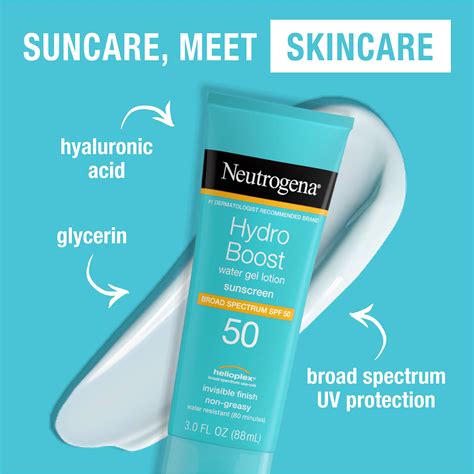 Buy Neutrogena Hydro Boost Water Gel Non Greasy Moisturizing Sunscreen