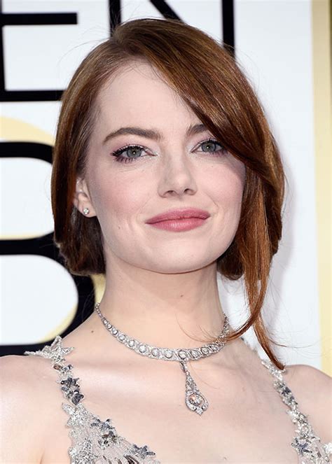 Emma Stone Lipstick How To Get Emma Stone Rsquo S Glowing Golden