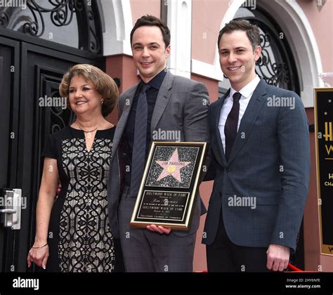 Jim Parsons Judy Parsons And Todd Spiewak Attends The Jim Parson