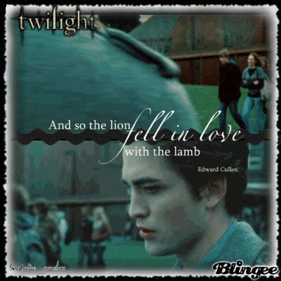 I cant bring myself to regret the decisions that brought me face to face with death. {"And so the lion fell in love with the lamb"}Edward Cullen&Bella Swan Twilight [by beatrice ...