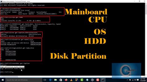 Cmd Commands Get All Information About Your Pc Youtube