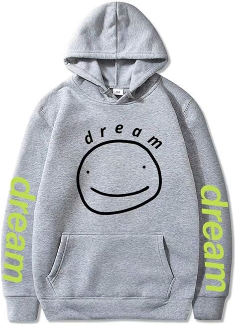 Dreamwastaken Dream Smile Merch Hoodie Sweatshirt Männer Frauen Casual Baumwolle Cartoon