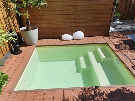 Plunge Pool Of Mini Zwembad Compleet Met Apparatuur Tuin Zwembad Achtertuin Terrassen Kleine