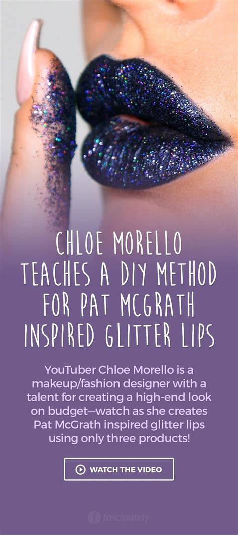 Chloe Morello Teaches A Diy Method For Pat Mcgrath Inspired Glitter