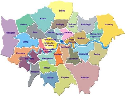 Zone E Quartieri Di Londra Londonita Nel 2022 Mappa Londra Mappe