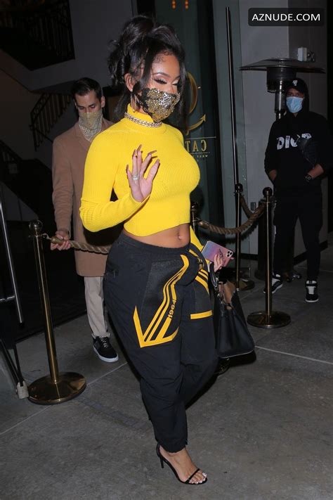 Saweetie Sexy Exits Catch La After Dinner With A Friend In