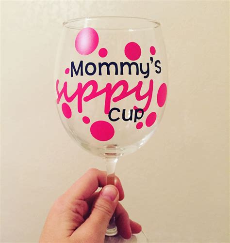 Mommys Sippy Cup Wine Glass 12 Mommys Sippy Cup Wine Glass