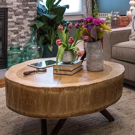 This project started when i found the stump on facebook marketplace while looking for wood. HOME DZINE Home DIY | Make a tree stump coffee table