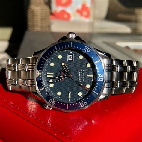 Omega Seamaster Professional Co Axial Chronometer 222080 Blue Wave