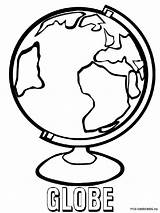 Globe Coloring Clipart Drawing Line Printable Earth Mycoloring Panda sketch template