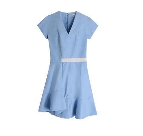 La robe bohème s'adapte à toutes les morphologies. Robe témoin de mariage bleue Carven - 20 robes de témoin ...