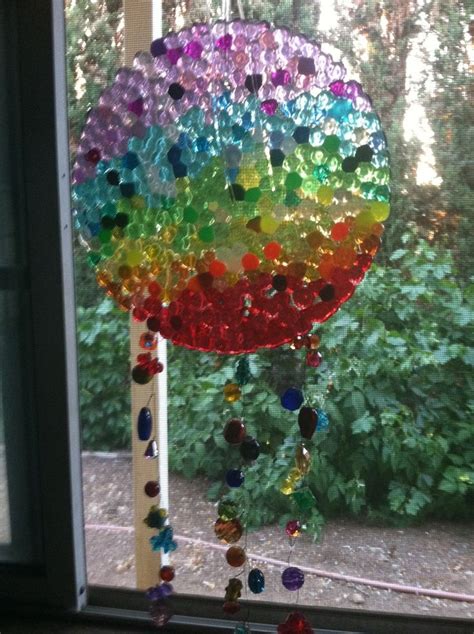 Melted Beads On Pinterest Melted Beads Melted Bead Suncatcher And