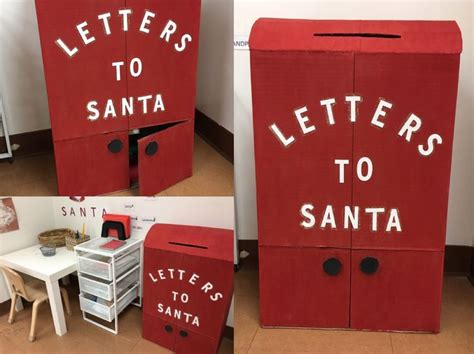 Festive Santa Claus Mail Box For Holiday Cheer
