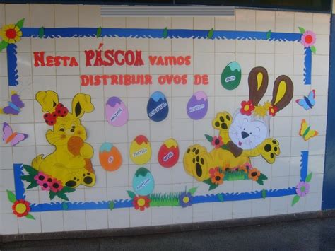 Mural De Páscoa Para Educação Infantil Em Eva Painel E Cartazes