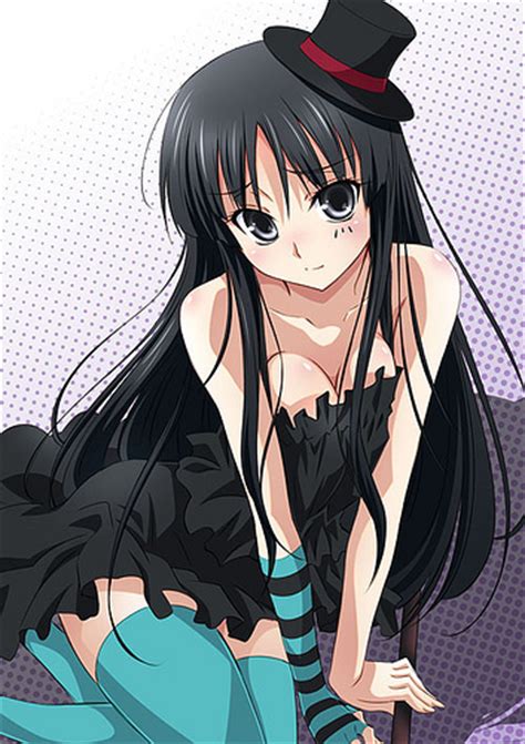 Post A Picture Of An Anime Girl Wearing Black Dress
