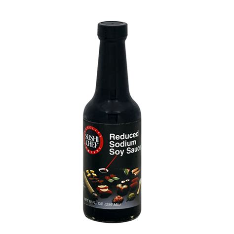 Sushi Chef Reduced Sodium Soy Sauce 10oz Lobster Seafood