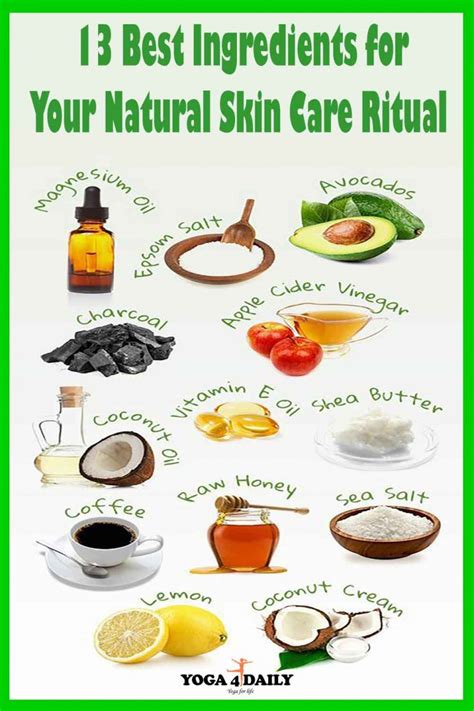13 Best Ingredients For Your Natural Skin Care Ritual Yoga4daily