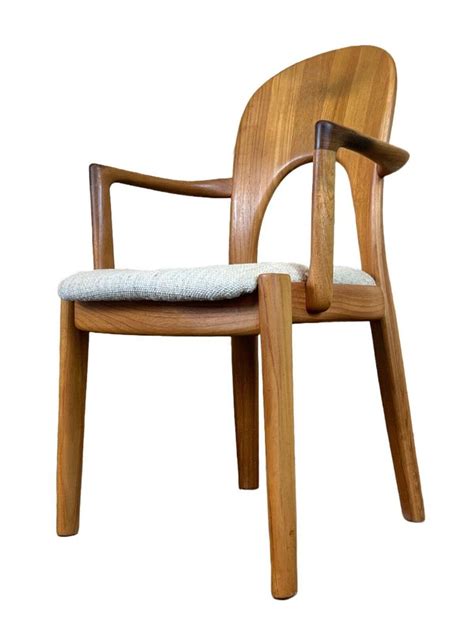 60s 70s Teak Armchair Desk Chair Niels Koefoeds Hornslet At 1stdibs