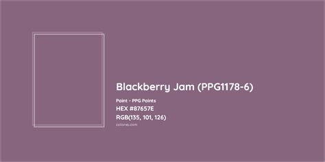 Ppg Paints Blackberry Jam Ppg1178 6 Paint Color Codes Similar Paints