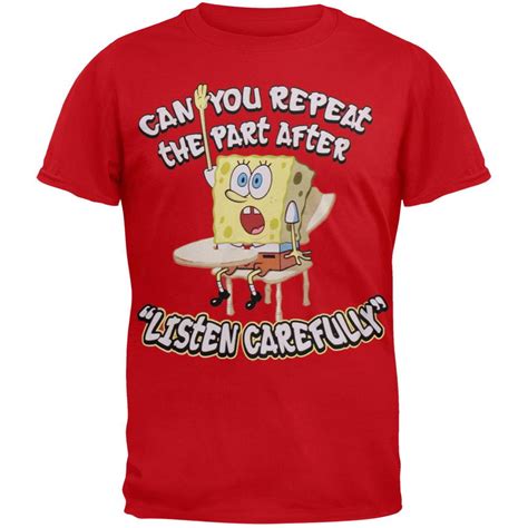 Spongebob Squarepants Listen Carefully Youth T Shirt Walmart Canada