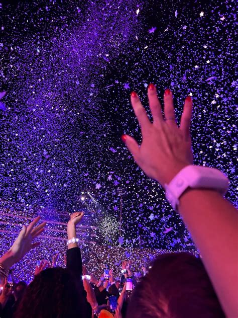 Brittcalo Confetti Concert Aesthetic In 2024 Concert Aesthetic