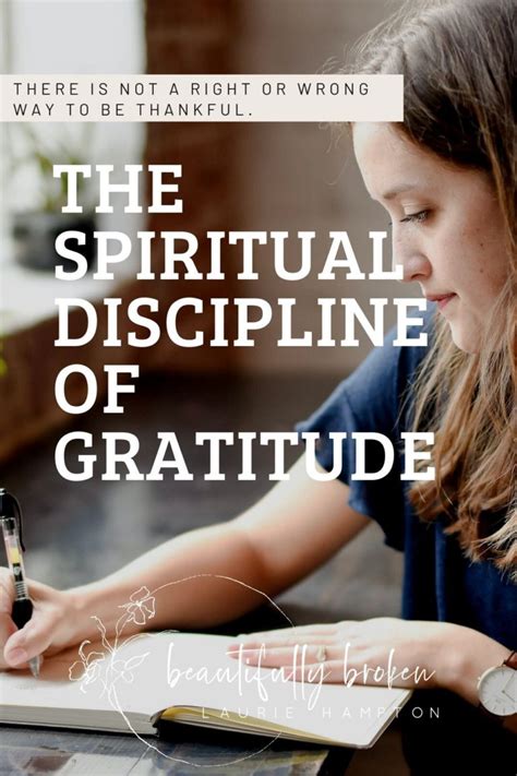 The Spiritual Discipline Of Gratitude