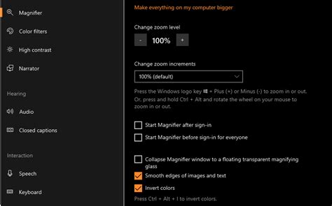 Turn On Or Off Invert Colors Of Magnifier Window In Windows 10