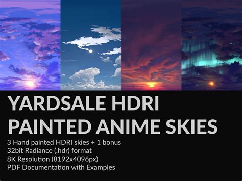 Yuya Takeda Yardsale Hdri Painted Anime Skies 01