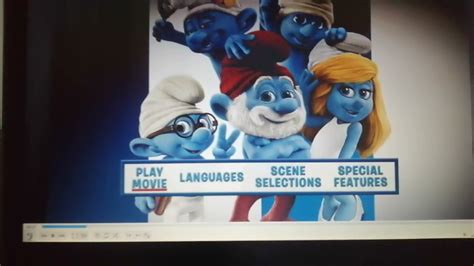 The Smurfs 2 Dvd Menu Youtube