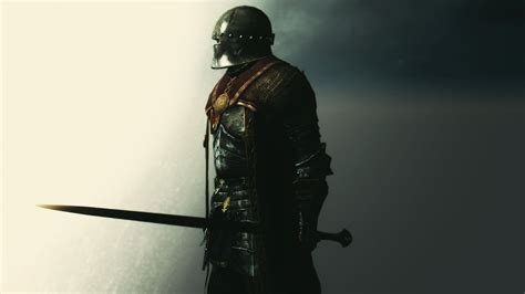 Wallpaper Digital Art Soldier Sword Warrior Darkness Screenshot