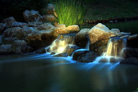 Free Images Rock Waterfall Stone Pond Stream Green Flow Reflection Long Exposure Body