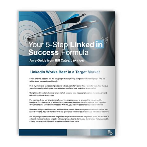 Free Download: Your 5-Step LinkedIn Success Formula | Bill Cates