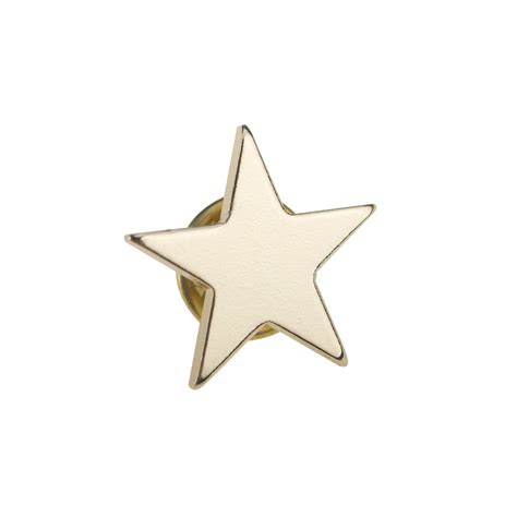 Price25 Pcsalice Silver Star Lapel Pin 34 H34l Gold Walmart