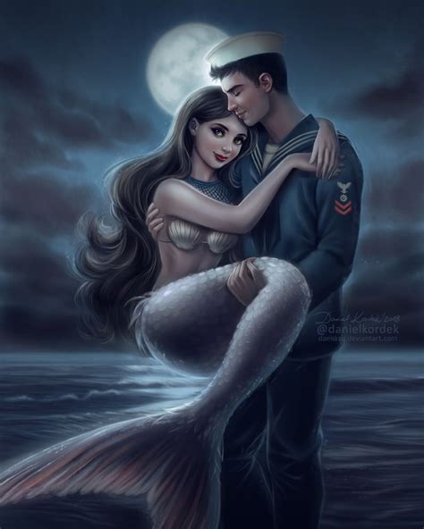 Sea Love By Daekazu Mermaid Artwork Fantasy Mermaids Mermaid Drawings