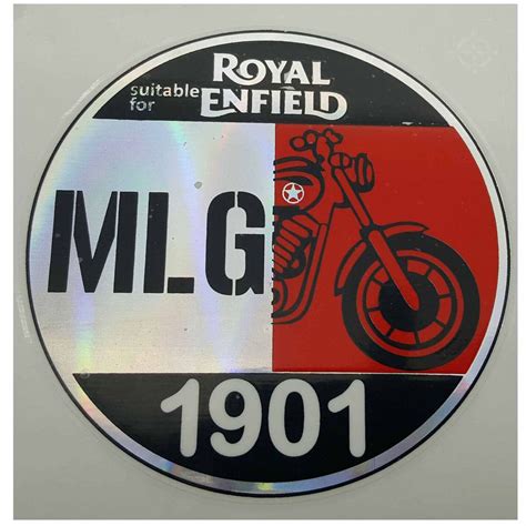 Stickerbuy Mlg 1901 Logo Compatible For Royal Enfield Bullet Sticker Ebay