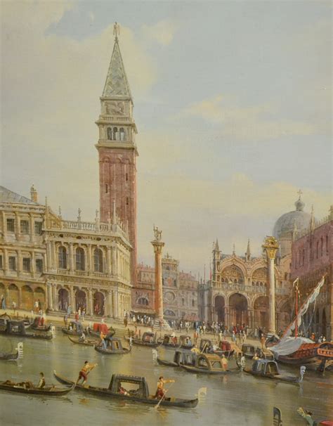 Fabulous Oil On Canvas Of Venice Scene Legacy Antiques
