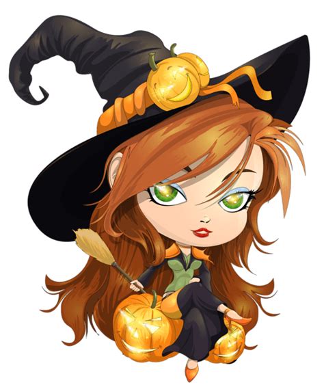 Halloween Joven Bruja PNG Transparente StickPNG