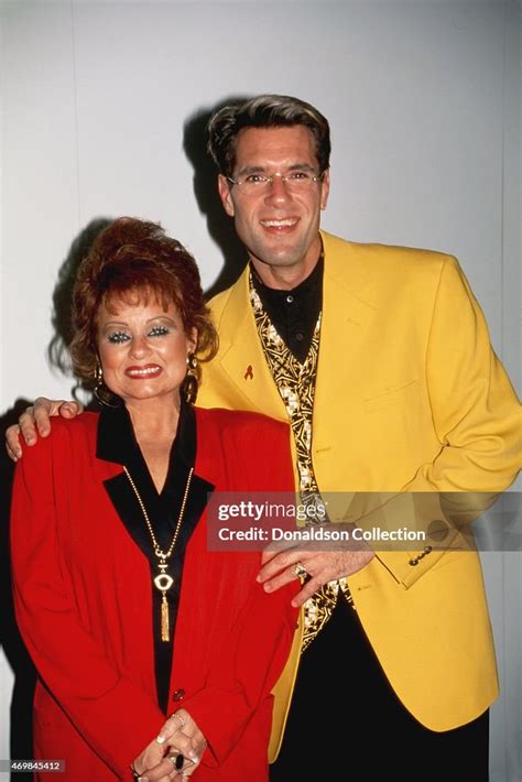 Evangelist And Television Personality Tammy Faye Bakker And Actor Jim