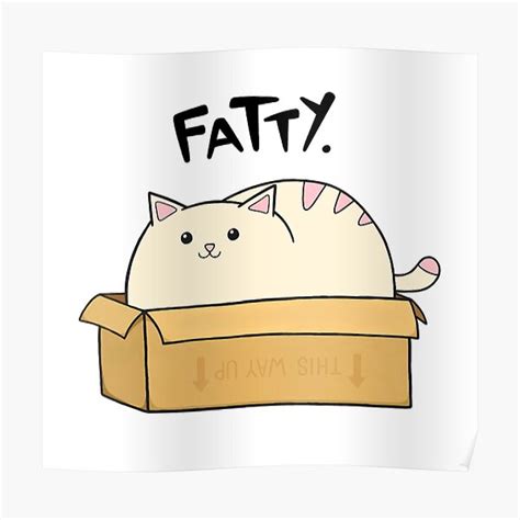 Kawaii Cute Fat Cat Uk