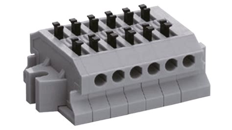 Ml 1700 A 10p Sato Parts Non Fused Terminal Block 10 Way 10a 26 → 16 Awg Wire Screwless