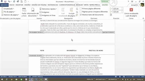 Encabezados Y Paginación De Un Ensayo En Word Youtube