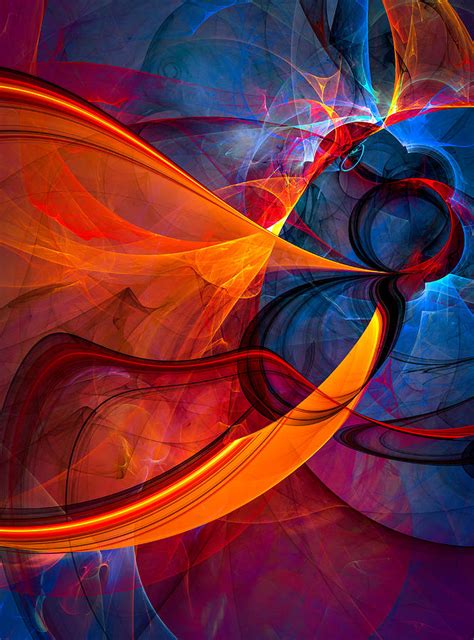 Infinity Abstract Art Digital Art By Modern Abstract Pixels