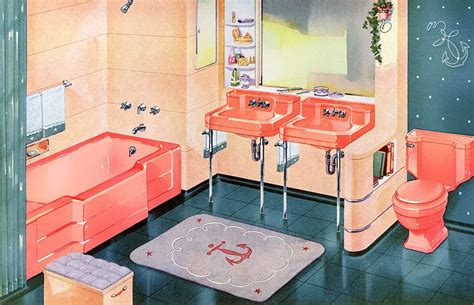 1950s Bathroom Decor 1950s Home Decor Bathroom Retro Vintage Bathrooms Chic Bathrooms Aqua