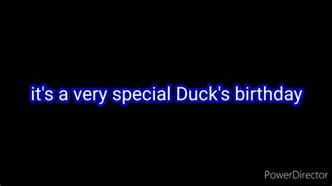 Happy Birthday Donald Duck Youtube