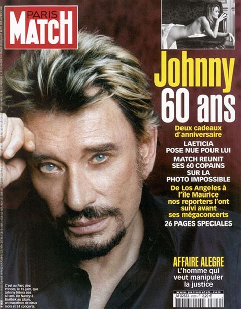 Johnny Hallyday Un An Déjà Les 30 Plus Belles Couvertures De Johnny Dans Paris Match