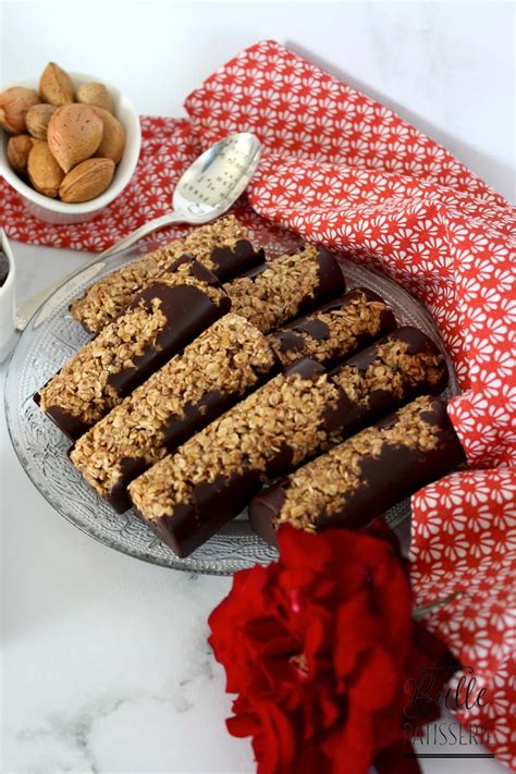 Recette Barres de Céréales Flocons dAvoine et Chocolat Noir