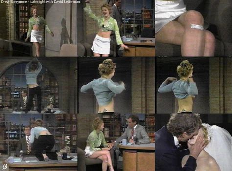 Drew Barrymore Nuda ~30 Anni In Late Show With David Letterman