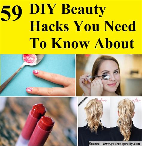 59 diy beauty hacks you need to know about home and life tips