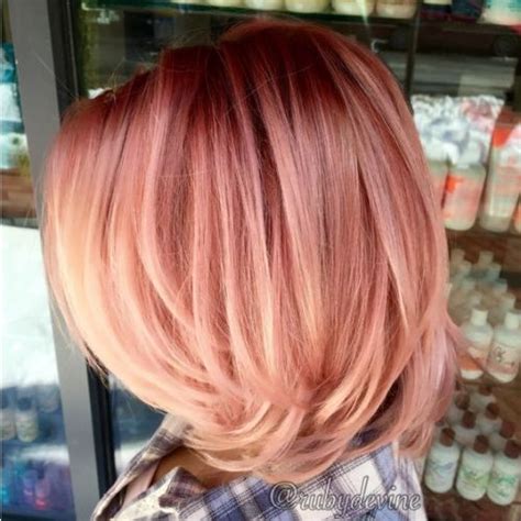 Medium rose gold hair dye. (11) Stunning Rose Gold Hair Color Ideas (Highlights, All Over Color & Amazing Rose Gold Color ...
